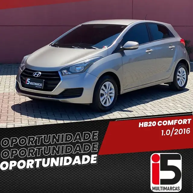 Carro Hyundai HB20 2016 1.0 Comfort (Flex)