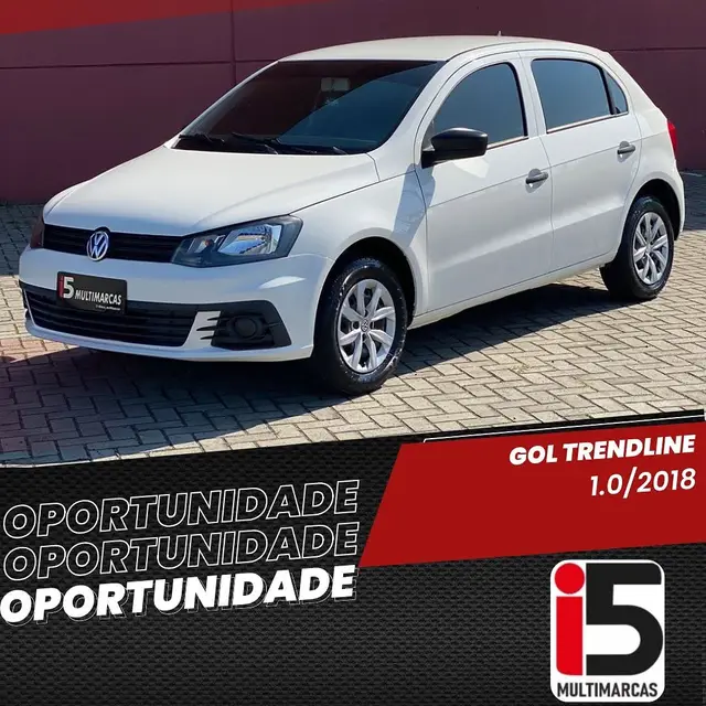 Carro Volkswagen Gol 2018 1.0 MPI Trendline 12V 5p (Flex)