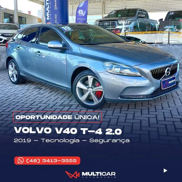 Carro Volvo V40 2019 2.0 T4 Kinetic
