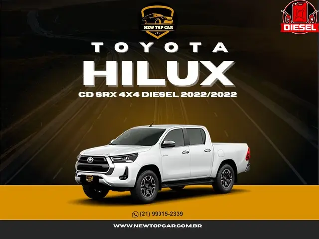 Carro Toyota Hilux Cabine Dupla 2022 SRX 2.8 TDI CD 4x4 (Aut)