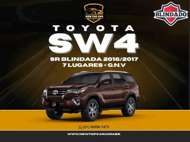 Carro Toyota SW4 2017 2.7 SR 5L 4x2 (Aut) (Flex)