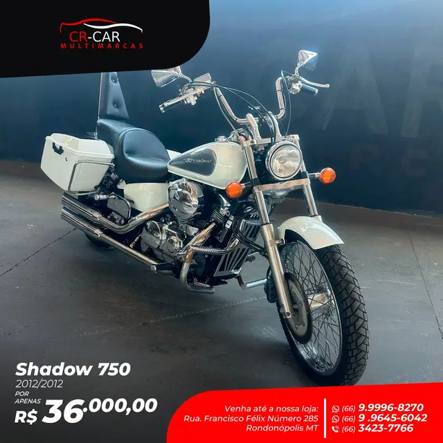 Carro Honda Shadow 2012 VT 750
