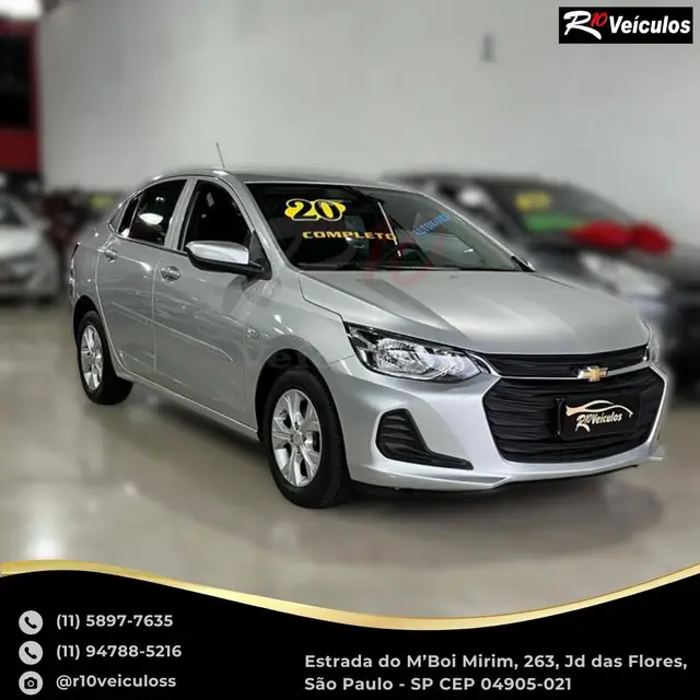 Carro Chevrolet Onix Plus 2020 1.0 Turbo (Flex) (Aut)