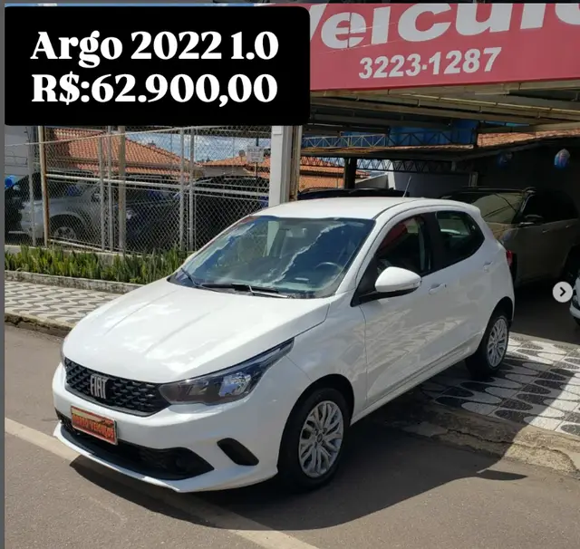 Carro Fiat Argo 2022 Drive 1.0 (Flex)
