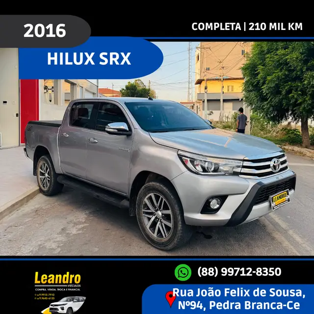 Carro Toyota Hilux Cabine Dupla 2016 Hilux 2.8 TDI SRX CD 4x4 (Aut)