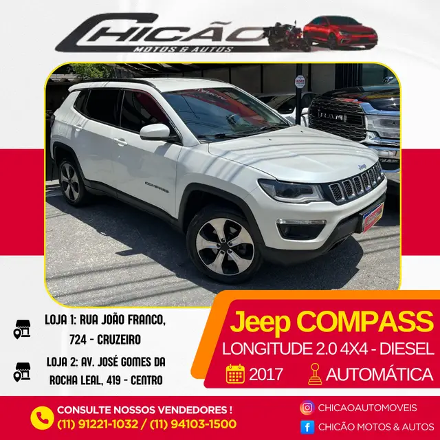 Carro Jeep Compass 2017 2.0 TDI Trailhawk 4WD (Aut)