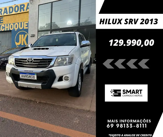 Carro Toyota Hilux Cabine Dupla 2013 Hilux 3.0 TDI 4x4 CD SRV Top (Aut)
