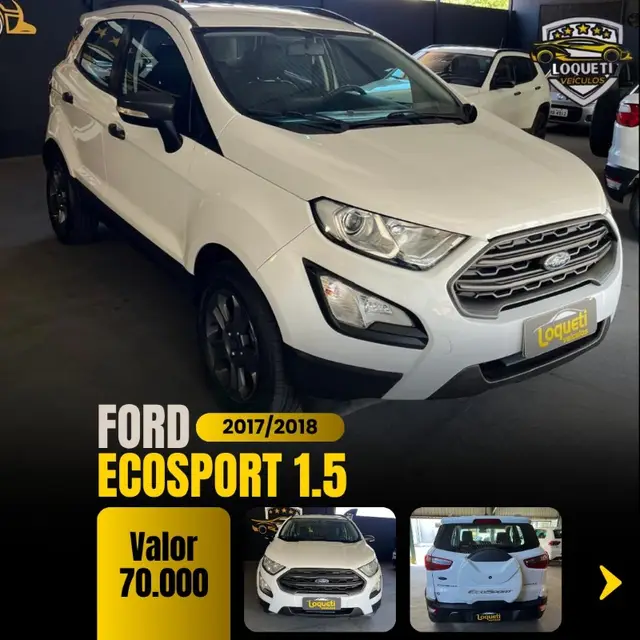 Carro Ford EcoSport 2018 Freestyle 1.5 (Aut) (Flex)