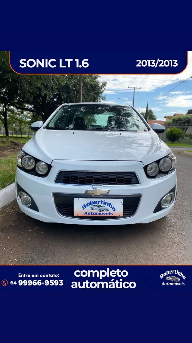 Carro Chevrolet Sonic Sedan 2013 LT (Aut)