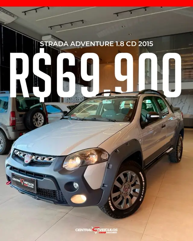 Carro Fiat Strada 2015 Adventure 1.8 16V (Flex) (Cabine Dupla)