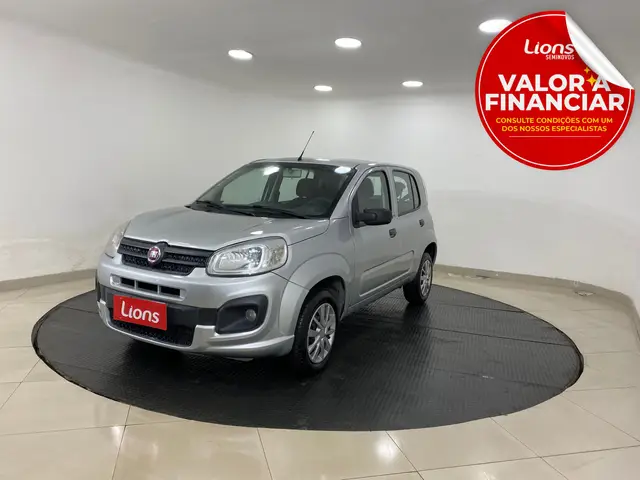 Carro Fiat Uno 2017 Attractive 1.0 (Flex) 4p