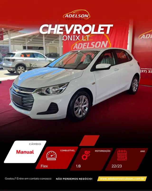 Carro Chevrolet Onix 2023 LT 1.0 Turbo
