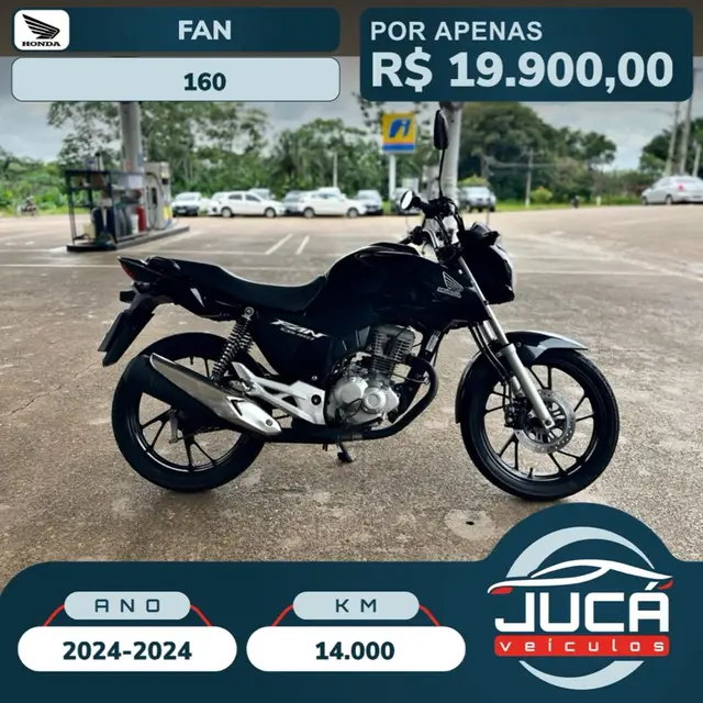 Carro Honda CG 160 2024 Fan