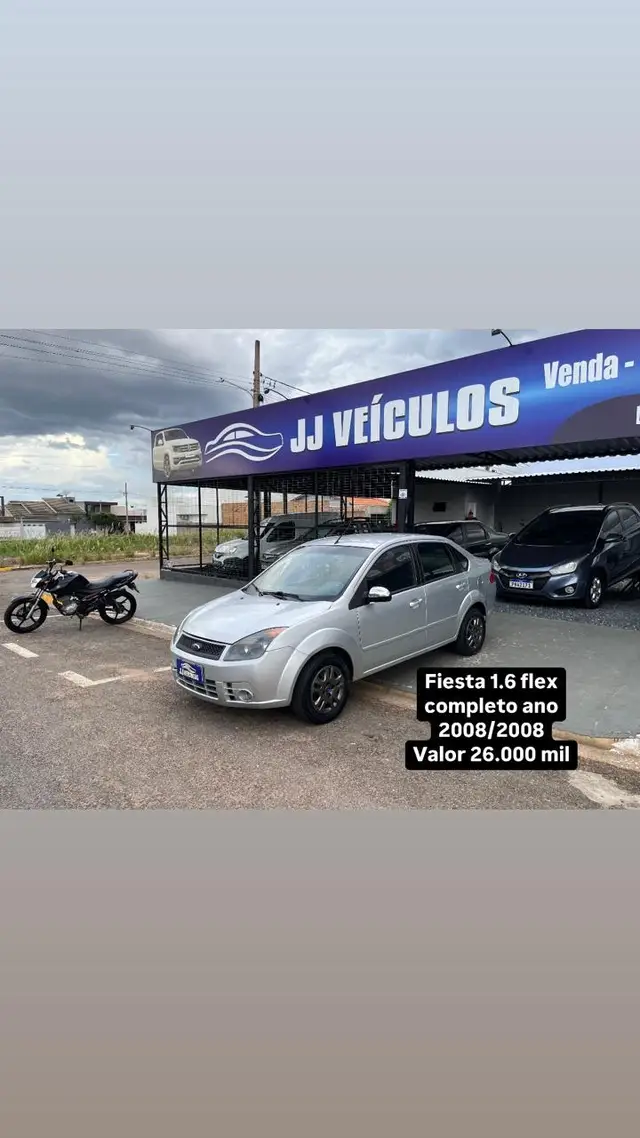 Carro Ford Fiesta Sedan 2008 1.6 (Flex)