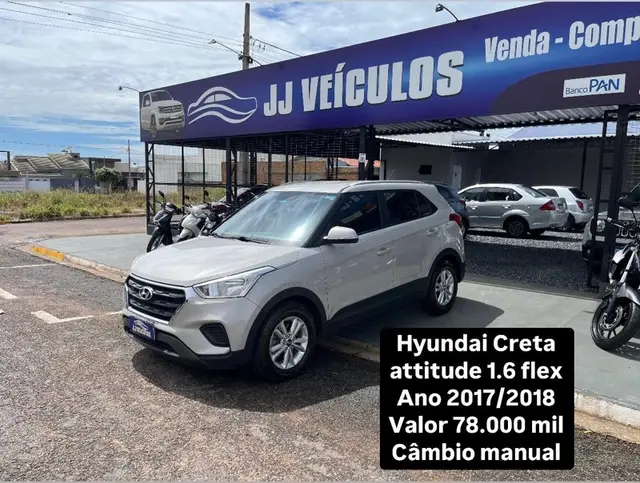Carro Hyundai Creta 2018 Attitude 1.6 (Flex)