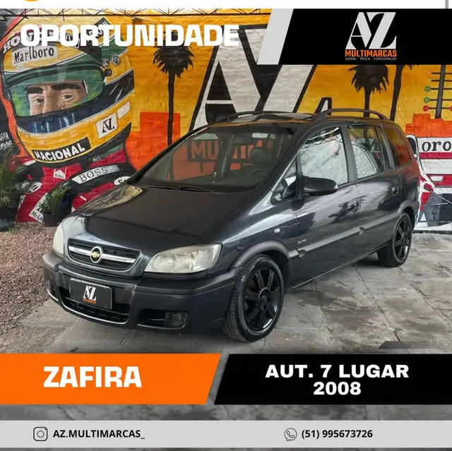 Carro Chevrolet Zafira 2008 Elite 2.0 (Flex) (Aut)
