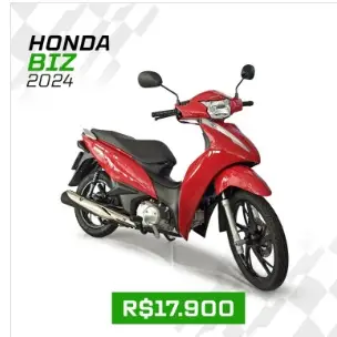 Carro Honda Biz 125 2024 ES