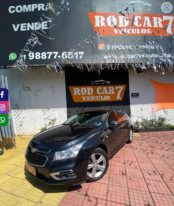 Carro Chevrolet Cruze 2016 LT 1.8 16V Ecotec (Flex)