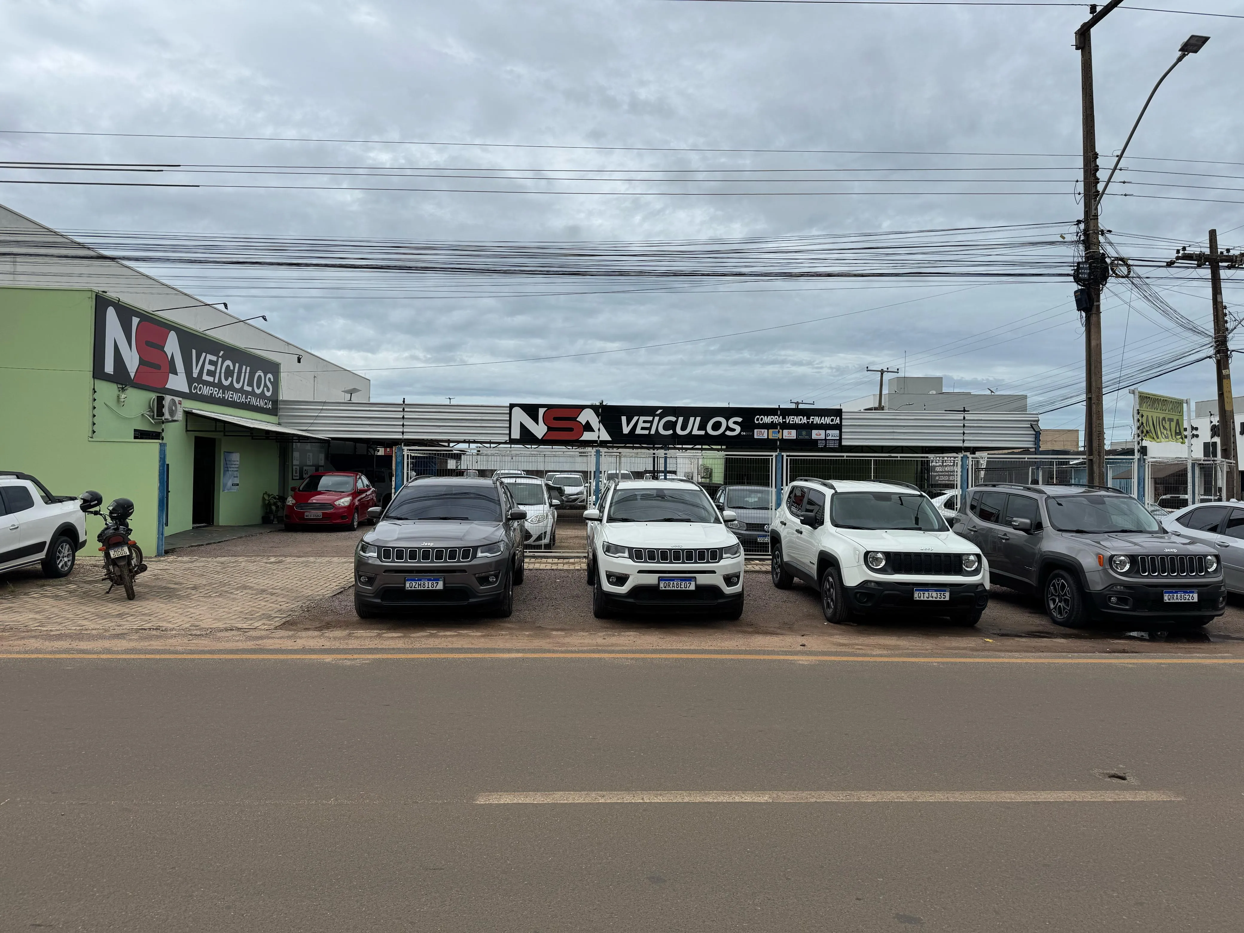 Fachada da loja NSA VEICULOS LTDA - Vilhena - RO