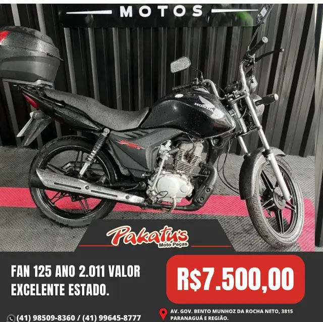 Moto Honda CG 125 2011 Fan KS