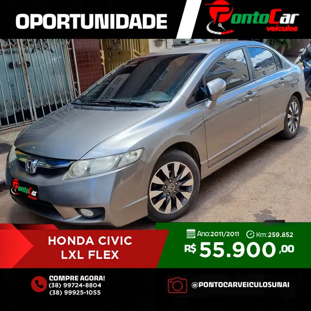 Carro Honda Civic 2011 New  LXL 1.8 16V i-VTEC (Flex)