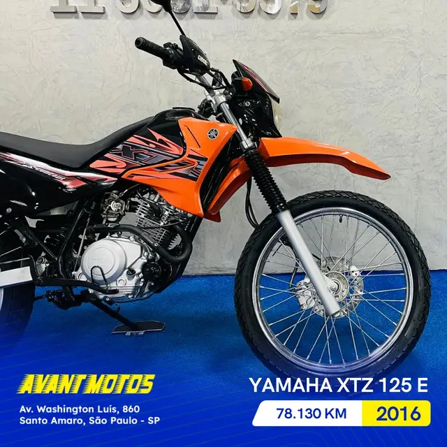 Moto Yamaha Xtz 125 E 2016 XTZ 125 E
