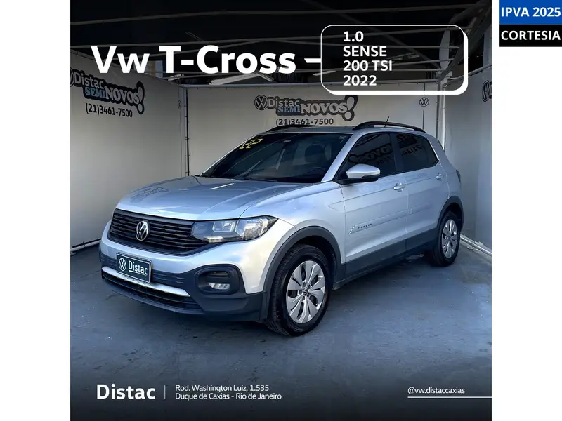 Volkswagen T-Cross 1.0 200 TSI Sense (Aut) (Flex)