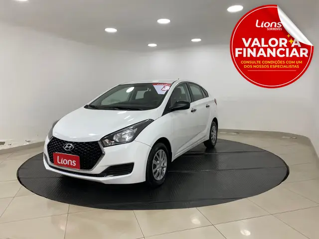 Carro Hyundai HB20S 2019 1.0 Unique (Flex)