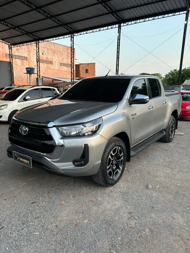 Carro Toyota Hilux Cabine Dupla 2021 SRV 2.7 CD 4x4 (Flex) (Aut)