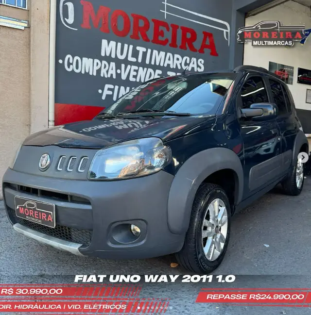 Carro Fiat Uno 2011 Way 1.0 8V (Flex) 4p