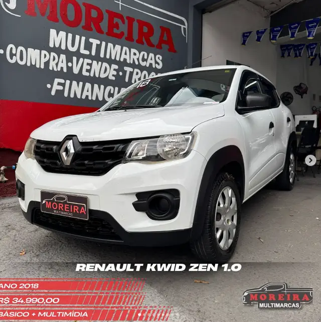 Carro Renault Kwid 2018 Life 1.0 12v SCe (Flex)