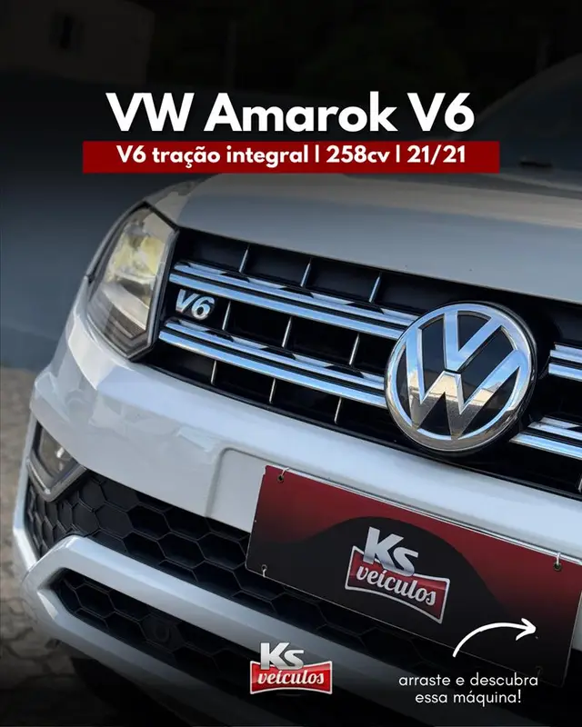 Carro Volkswagen Amarok 2021 Highline 3.0 CD 4x4 TDi (Aut) (Diesel)