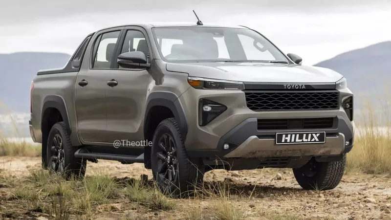Nova Toyota Hilux será lançada no fim do ano e terá cara de Toro contra Ranger