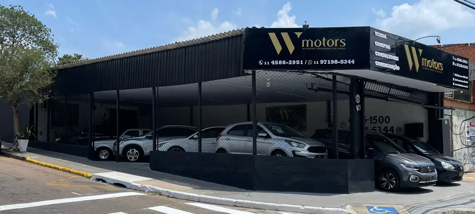 Fachada da loja Veículos à venda em WIL MOTORS - Jundiaí - SP | Mobiauto