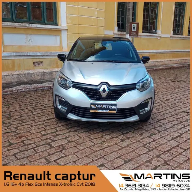 Carro Renault Captur 2018 Intense 1.6 16v SCe CVT (Flex)