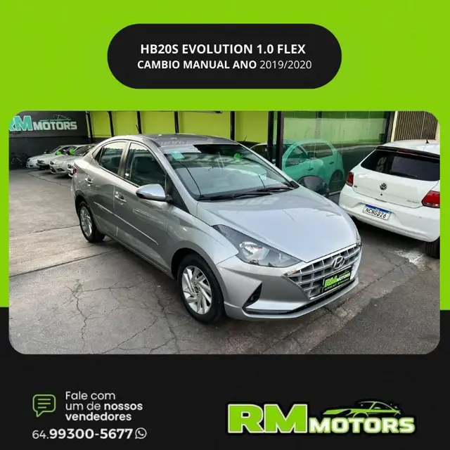 Carro Hyundai HB20S 2020 1.0 Evolution (Flex)