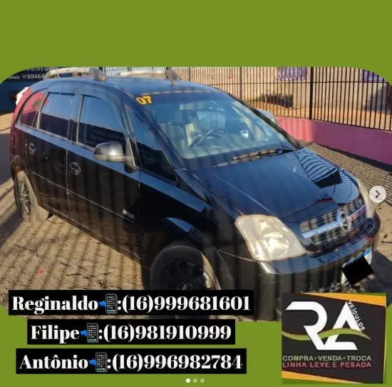 Carro Chevrolet Meriva 2007 Maxx 1.8 (Flex)