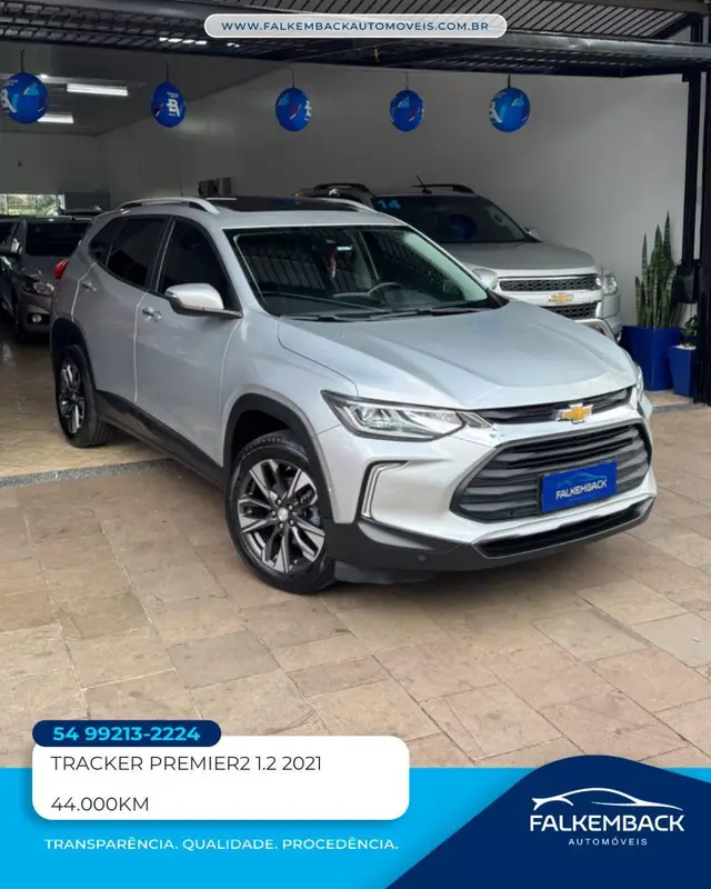 Carro Chevrolet Tracker 2021 Premier 1.2 Turbo (Flex) (Aut)