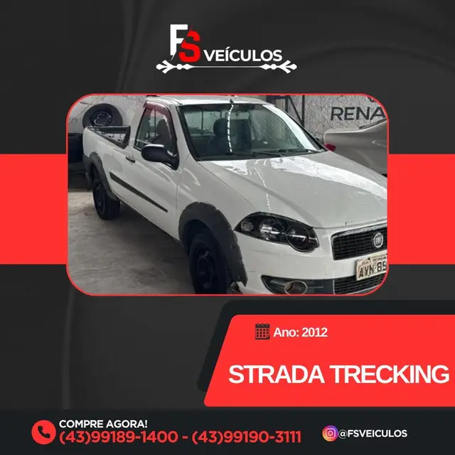 Carro Fiat Strada 2012 Trekking 1.4 (Flex)