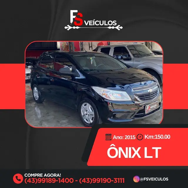 Carro Chevrolet Onix 2015 1.0 LT SPE/4