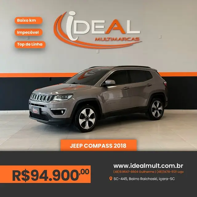 Carro Jeep Compass 2018 2.0 Limited High Tech (Aut) (Flex)