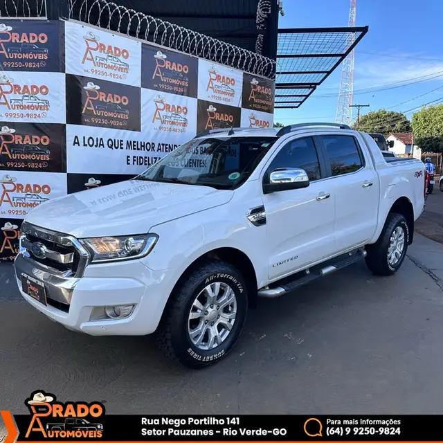 Carro Ford Ranger Cabine Dupla 2017 Ranger 3.2 Limited CD 4x4 (Aut)