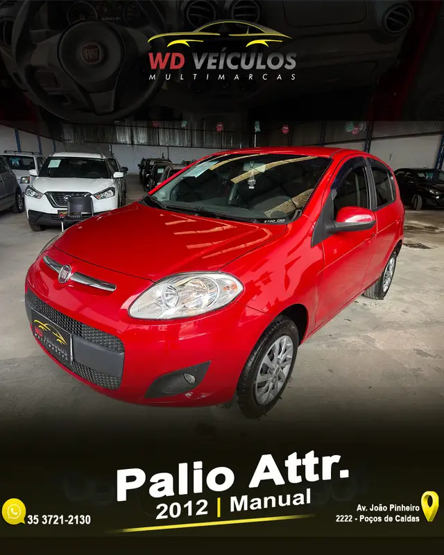 Carro Fiat Palio 2012 Attractive 1.0 8V (Flex)