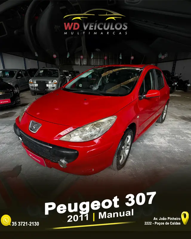 Carro Peugeot 307 Sedan 2011 Presence Pack 1.6 16V (flex)