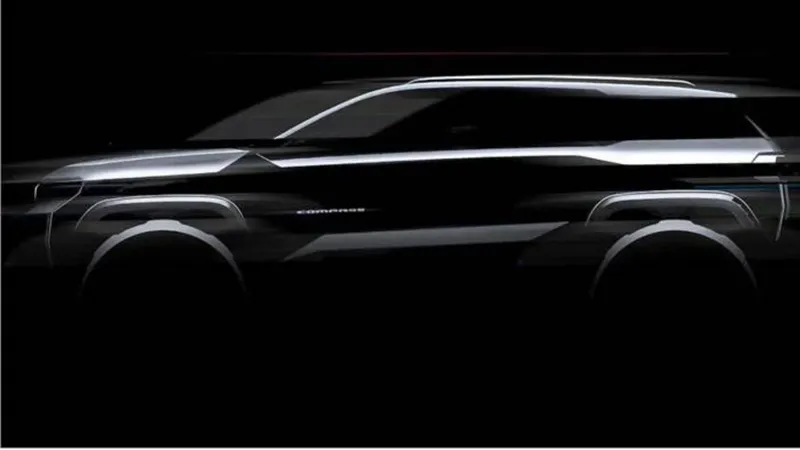 Novo Jeep Compass: teaser mostra cara de Grand Cherokee e jeitão de Evoque