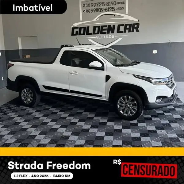 Carro Fiat Strada 2022 Endurance 1.4 CD (Flex)