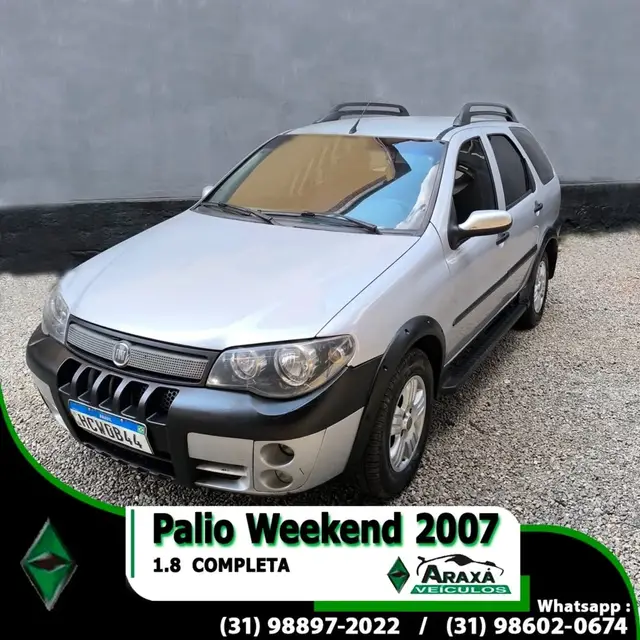 Carro Fiat Palio Weekend 2007 Original Adventure 1.8 8V (Flex)