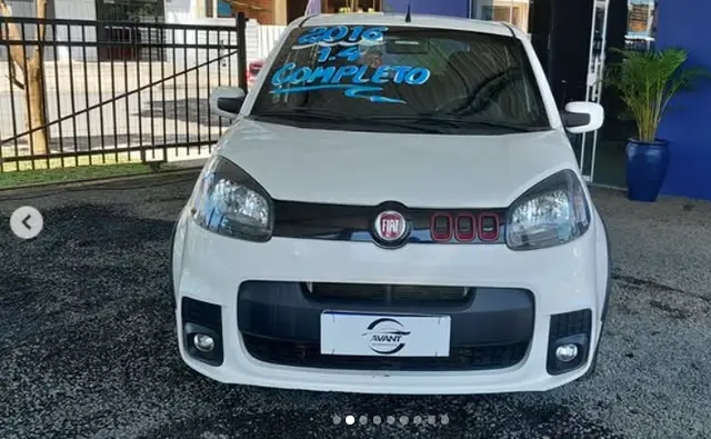 Carro Fiat Uno 2016 Evolution 1.4 8V (Flex) 4p
