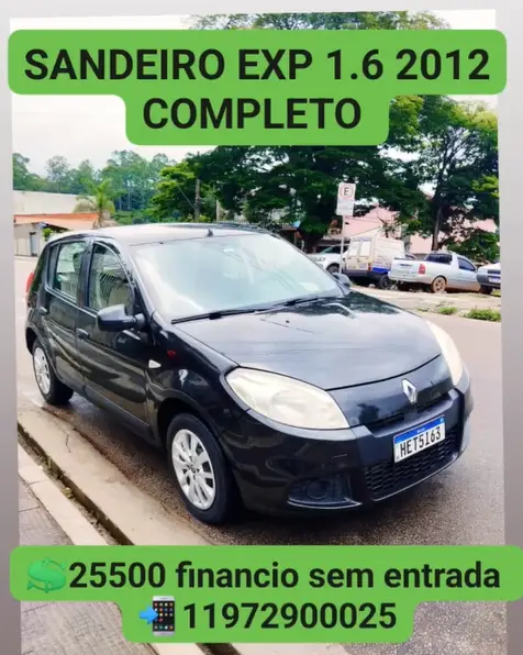 Carro Renault Sandero 2012 Expression 1.6 8V (flex)