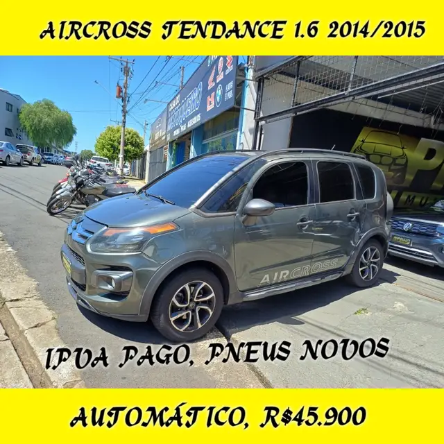 Carro Citroën Aircross 2015 Tendance 1.6 16V (Flex)